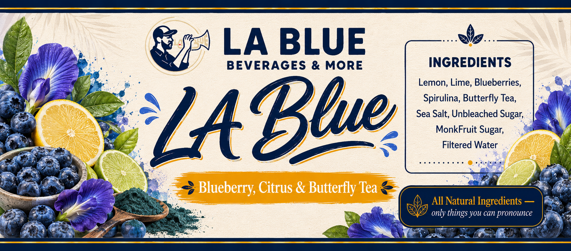 LA Blue label artwork
